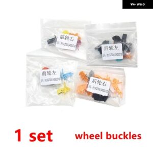 車 フロントリア ドア トリム パネル スナップクリップフェンダーホイールシーリングストリップバックル ホルダー トヨタ ランドクルーザー プラド LC120 - 1 set wheel buckles