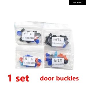 車 フロントリア ドア トリム パネル スナップクリップフェンダーホイールシーリングストリップバックル ホルダー トヨタ ランドクルーザー プラド LC120 - 1 set door buckles