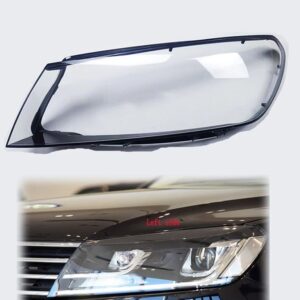 VW TOUAREG 2016 2017 2018 車用 ヘッドライト シェルランプシェード クリアレンズ カバー 1個み - Left Side