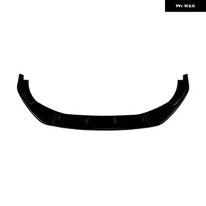 フォルクスワーゲン ゴルフ 6 MK6 GTI 2008-2012 フロントリップスポイラー フロント バンパー ショベル 外装 カスタム カーアクセサリー - Glossy Black