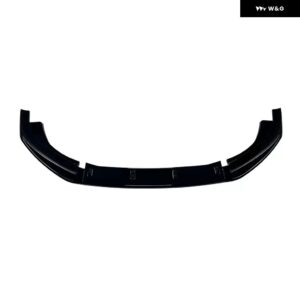 車用フロント バンパー スポイラー リップアンダースプリッターブレード フォルクスワーゲン VW ゴルフ 6 MK6 R 2010-2013 - Gloss Black