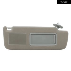 サンバイザー トヨタ ランドクルーザー J12 2002-2009 プラド LC120 2003-2009 運転席側 助手席側 LEDランプ付き 74310-6A020 - Beige Right Passenge