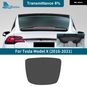 ソーラーUV プロテクター サマーティント プライバシーフィルム テスラ モデルX 2016 2017 2018 2018 - 21 フロントリア サイドウィンドウ ステッカー - 8Percent VLT Rear