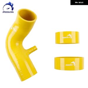 2006-2006 ミニ クーパー S R53 1.6 シリコンインテーク インタークーラー スヌート ブーツ ホースキット - Yellow