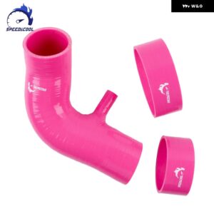 2006-2006 ミニ クーパー S R53 1.6 シリコンインテーク インタークーラー スヌート ブーツ ホースキット - Pink