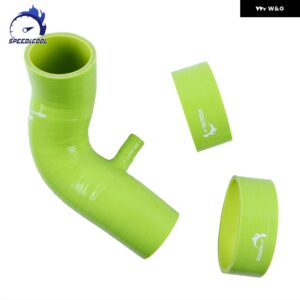 2006-2006 ミニ クーパー S R53 1.6 シリコンインテーク インタークーラー スヌート ブーツ ホースキット - green toxic