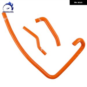 1994-1998 ランドローバー ディスカバリー MK1 300TDI エンジン シリコン クランクケース ブリーザー ホース キット - Orange