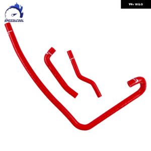 1994-1998 ランドローバー ディスカバリー MK1 300TDI エンジン シリコン クランクケース ブリーザー ホース キット - Red