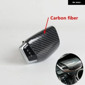 車用 オートマチック ギア シフト ノブ シフター ハンドボール トヨタ RAV4 CHR C-HR IZOA ハイランダー 2018 - 21 - 1PCS Carbon fiber