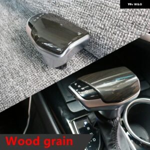 車用 オートマチック ギア シフト ノブ シフター ハンドボール トヨタ RAV4 CHR C-HR IZOA ハイランダー 2018 - 21 - 1pcs Wood grain