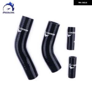 2006-2018 BMW F800R F800S F800ST F800GT シリコン ラジエーター クーラント チューブ パイプ ホースキット - black