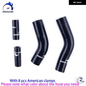 2006-2018 BMW F800R F800S F800ST F800GT シリコン ラジエーター クーラント チューブ パイプ ホースキット - note hose color