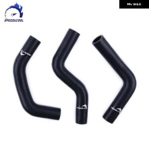 1988-2003 スズキ スイフト 1.3 G13 GTI 車用シリコン ラジエーター クーラント パイプ チューブ ホースキット - Matt Black