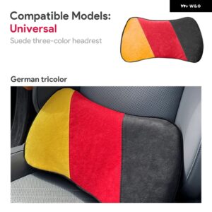 汎用 全車シリーズイタリアントップスエードランバー クッション テスラ モデル3 Y X Sハイランド/ メルセデス ベンツ / BMW 1 2 3 4 5シリーズ - German Color