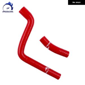 2006-2012 ヤマハ DT 50 R AM6 エンジン 2007 - 11 シリコン ラジエーター クーラント チューブ パイプ ホースキット - Red