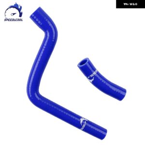 2006-2012 ヤマハ DT 50 R AM6 エンジン 2007 - 11 シリコン ラジエーター クーラント チューブ パイプ ホースキット - Blue