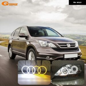 ホンダ CR-V CRV III 2006 - 11 超高輝度 REDAY ライト ウィンカー SMD LED エンジェルアイキット ハローリング - White Only