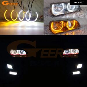 トヨタ チェイサー JZX100 1996 - 01 超高輝度デイライトウィンカーLEDエンジェルアイキット ハローリング - White Only