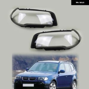BMW X3 E83 2003-2011 車用 ヘッドライト レンズ カバー ランプシェード ヘッドランプ クリアシェル 1個 - 1pcs Left light