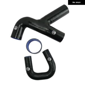 シリコンインタークーラーY パイプ ホース スバル インプレッサ GC8 EJ20 STI WRX UK MK5-6 3個 - K8-119 K8-120 BLACK