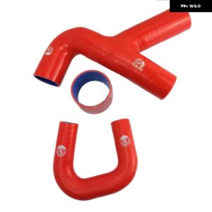 シリコンインタークーラーY パイプ ホース スバル インプレッサ GC8 EJ20 STI WRX UK MK5-6 3個 - K8-119 K8-120 RED