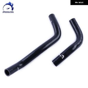 1986-1988 スズキ スイフト MK1 カルタス GTI 1.3L G13B AA33S 車用シリコン ラジエーター クーラント パイプ チューブ ホースキット 1987 - black