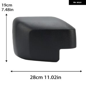 サイドバックミラー カバー フォード ブロンコ 2020-2024 ローエンドテクスチャ ブラック穴 なし バックル付き ドアミラー カーアクセサリー - 1PC Right