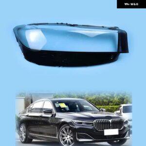 BMW G12 G11 7シリーズ 730I 740 750L 2019 - 22 車用 ヘッドライト レンズ ヘッドランプ シェード ヘッドランプ カバー シェル - 1PCS right side