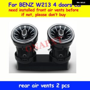 メルセデス ベンツ E クラス W213 クーペ W238 AMG E43 E53 E250 64色 LED エアベント ダッシュボード ノズル アンビエントライト - W213 rear 2 pcs