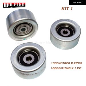 ドライブベルト アイドラー プーリー キット トヨタ タコマ V6 4.0L 2005-2014 1660431020 16603-31040 9091602571 90916A2001 - Kit 1