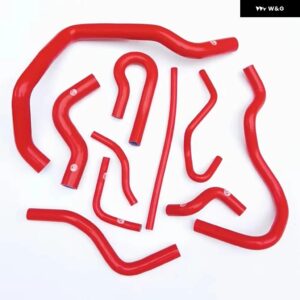 10個 シリコン ラジエーター ホースキット ホンダ シビック EK3 D15 D16 SOHC EG/EK 92-00 - K8-1303 RED