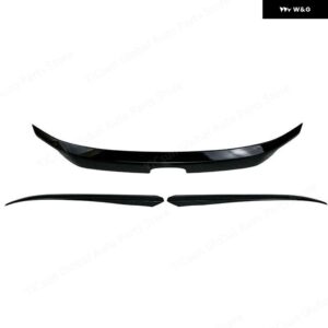 ホンダ シビック 11代目 SI 2022 車用 フロントフード バンパー リッド ボンネット グリル カバー トリム フロント 外装 装飾 カバー トリム - Glossy black