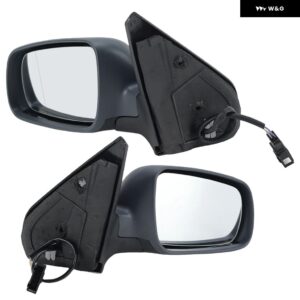 5ピンドアバックミラー アセンブリ VW BORA 1J GOLF 4 1999-2006 プライマー加熱クリアミラー サイドミラー カーアクセサリー - 1 Pair