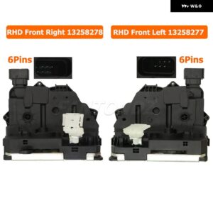 RHD ドアロック アクチュエーター セントラ ルロック フロント右/左 VAUXHALL CORSA D 2006-2014 MERIVA B 2010-2017 13258277 13258278 - RHD Front L R