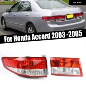 カーアクセサリー ホンダ アコード 2003 2004 2005 リア テールライト ウィンカー ブレーキライト オート テールライト ハウジング - Inner Left