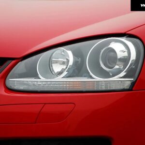 フォルクスワーゲン VW ゴルフ V 5 MK5 ラビット ジェッタ GTI R32 DRL 超高輝度 COB LED エンジェルアイキット ハローリング デイライト - Xenon headlights