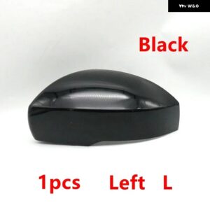 車 外装 サイドバックミラー カバー ランドローバー ディスカバリー 4 5 L462 レンジローバー ヴォーグ L405 スポーツ L494 - 1PCS Black Left
