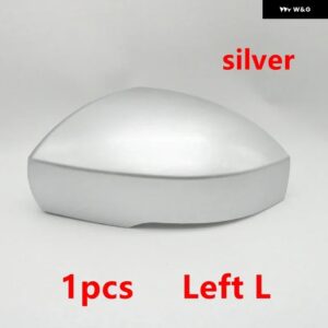 車 外装 サイドバックミラー カバー ランドローバー ディスカバリー 4 5 L462 レンジローバー ヴォーグ L405 スポーツ L494 - 1PCS Silver Left