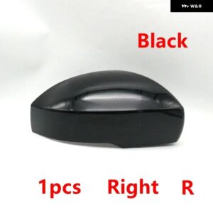 車 外装 サイドバックミラー カバー ランドローバー ディスカバリー 4 5 L462 レンジローバー ヴォーグ L405 スポーツ L494 - 1PCS Black Right