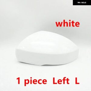 車 外装 サイドバックミラー カバー ランドローバー ディスカバリー 4 5 L462 レンジローバー ヴォーグ L405 スポーツ L494 - 1pcs white Left