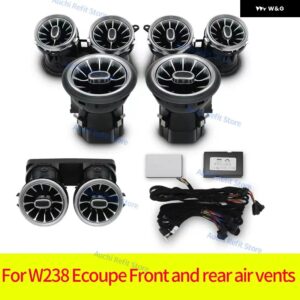 64色LED 3D回転ツイーター スピーカー エアベント インテリア アンビエントライト メルセデス ベンツ W213 E クラス クーペ AMG E43 E53 E250 - E Coupe Front Rear