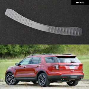 フォード エクスプローラー 2013 - 2019 ガード シル スカッフプレート ステンレス バック リア トランク シル スカッフプレート ペダルカバー - 1PCS C