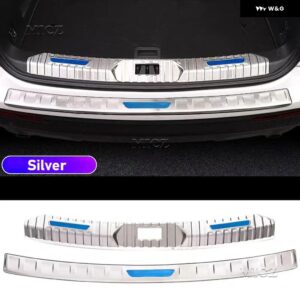 フォード エクスプローラー 2020 -2023 2024 ガード シル スカッフプレート ステンレス バック リア トランク シル スカッフプレート ペダルカバー - A 2PCS