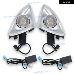 64色LED エアベント メルセデス ベンツ W213 E クラス クーペAMG E53 E63車3D 4D回転ツイーター スピーカー アンビエントライト パーツ - New W213 4D Speaker