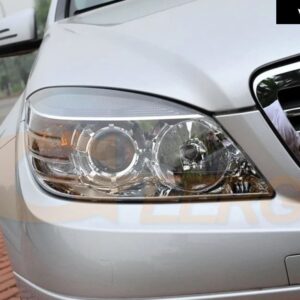メルセデス ベンツ C クラス W204 2007 - 11 デイライト 超高輝度 COB LED エンジェルアイ ハローリング - halogen HD