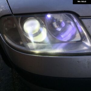 フォルクスワーゲン VW パサート フェイスリフト B5.5 2001 - 05 超高輝度デイライト SMD LED エンジェルアイキット ハローリング - halogen HD