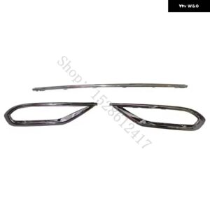 VW フォルクスワーゲン ティグアン R-LINE1.5T 2022~2025 クロームエキゾーストビュー ディフューザー ステンレス ABS VW 外装 カーアクセサリーパーツ - 3PCS