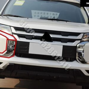 カー スタイリング 三菱 ASX 2020-2021 ABS クローム カーフロント バンパー バー トリム カーアクセサリー - 2PCS5