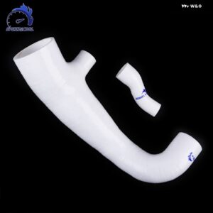 2007-2012年式 MINI COOPER S R55 R56 R57 TURBO N14 エンジン 搭載車用シリコン製エアインテークインレットターボホースキット - WHITE