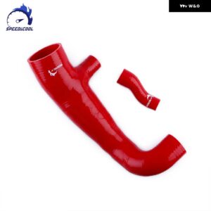 2007-2012年式 MINI COOPER S R55 R56 R57 TURBO N14 エンジン 搭載車用シリコン製エアインテークインレットターボホースキット - Red